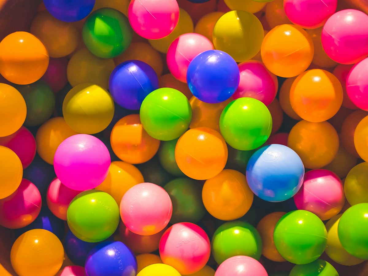 Colourful ball pool